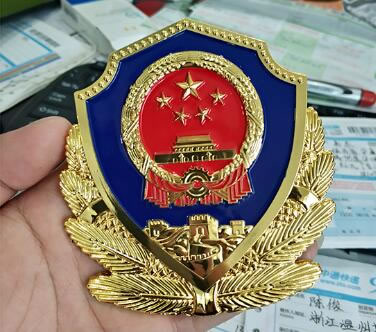 吉林貼金警徽制作